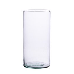 Szklany wazon cylinder H:20cm D:7cm
