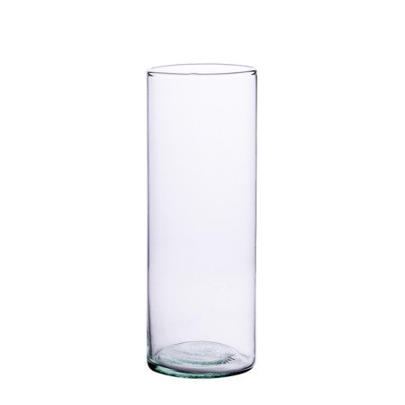 Szklany wazon cylinder H:30cm D:10cm
