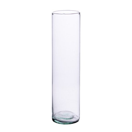 Szklany wazon cylinder H:40cm D:11cm